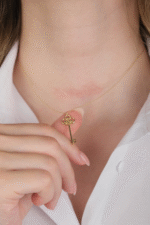 14 Ayar Altın Anahtar Kolye 442 - Görsel 3