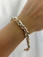 14 Ayar Altın Cetaş Hallow Bileklik