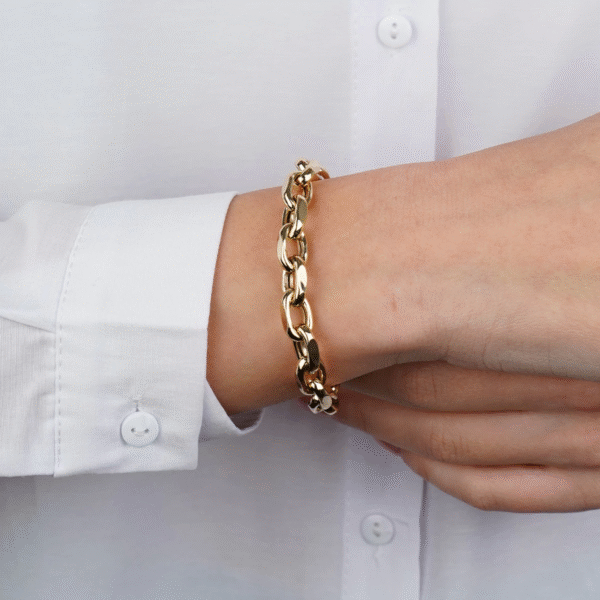 14 Ayar Altın Zincir Bileklik 592