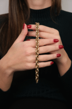 14 Ayar Altın Zincir Bileklik 351 - Görsel 3