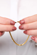 14 Ayar Altın Arpa Zincir Bileklik 484 - Görsel 4