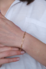 14 Ayar Altın Sade Bileklik 497