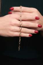 14 Ayar Altın Halka Bileklik 354 - Görsel 2