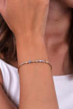 14 Ayar Altın Üç Renk Dorika Bileklik 56