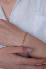 14 Ayar Altın Ataç Zincir Bileklik 494 - Görsel 2