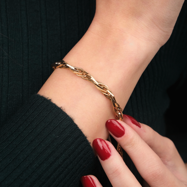 14 Ayar Altın Burgu Zincir Bileklik 321