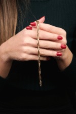 14 Ayar Altın Burgu Zincir Bileklik 321 - Görsel 2