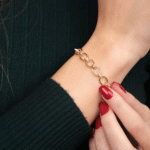 14 Ayar Altın Halka Zincir Bileklik 317