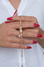 14 Ayar Altın Kelebek Sallantılı Bileklik 464 - Görsel 3