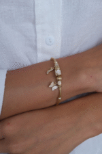 14 Ayar Altın Kelebek Sallantılı Bileklik 464 - Görsel 2