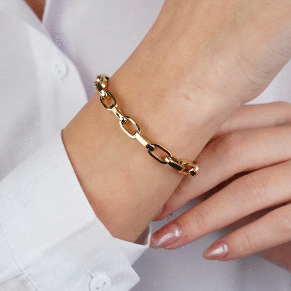 14 Ayar Altın Ataç Zincir Bileklik 590