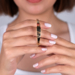 14 Ayar Altın Uğur Böcekli Çocuk Kelepçesi 16