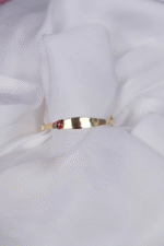 14 Ayar Altın Uğur Böcekli Çocuk Kelepçesi 16 - Görsel 2