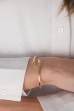 14 Ayar Altın Çivi Kelepçe 15 - Görsel 2