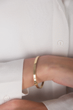 14 Ayar Altın Sade Kelepçe 10 - Görsel 3