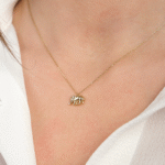 14 Ayar Altın Fil Kolye 90