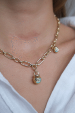 14 Ayar Cetaş Fortuna Kolye - Görsel 2