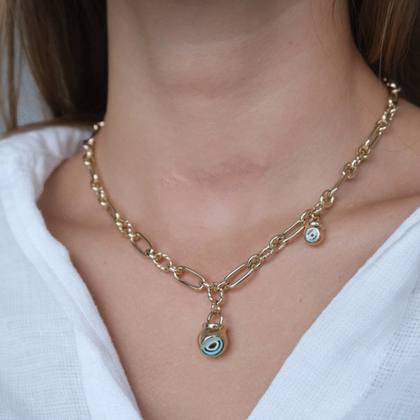 14 Ayar Cetaş Fortuna Kolye