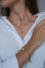 14 Ayar Cetaş Fortuna Kolye - Görsel 4