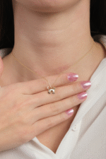 14 Ayar Altın Kedi Kolye 196 - Görsel 3