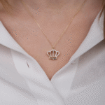 14 Ayar Altın Taç Kolye 341