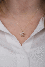 14 Ayar Altın Taç Kolye 341