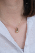 14 Ayar Altın Damla Kolye 483