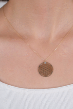 14 Ayar Altın Yaşam Ağacı Kolye 195 - Görsel 2