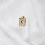 14 Ayar Altın C Harfi Hediyelik Kolye Ucu 1