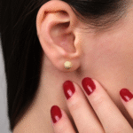 14 Ayar Altın Top Küpe 322