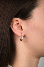 14 Ayar Altın Halka Küpe 88