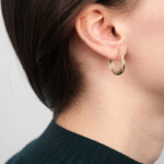 14 Ayar Altın Halka Küpe 321