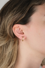 14 Ayar Altın T Küpe 554 - Görsel 3