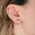 14 Ayar Altın T Küpe 554