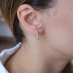 14 Ayar Altın Dorika Toplu Halka Küpe 549