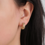 14 Ayar Altın Gurmet Halka Küpe 192