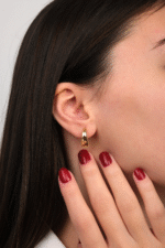 14 Ayar Altın Halka Küpe 191