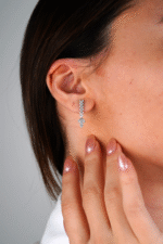 14 Ayar Beyaz Altın Taşlı Set 57 - Görsel 5