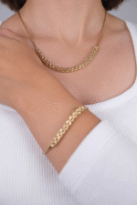 14 Ayar Altın Sade Set 4