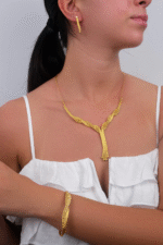 14 Ayar Sarı Altın Dorikalı Set Takımı 3