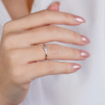 14 Ayar Beyaz Altın Yüzük 564