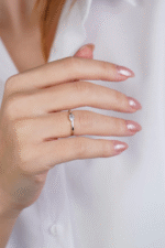 14 Ayar Beyaz Altın Yüzük 564