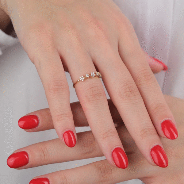 14 Ayar Altın Taşlı Yüzük 544