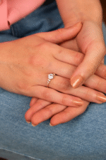 14 Ayar Sarı Altın Tektaş Yüzük 4 - Görsel 2