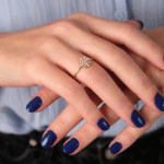 14 Ayar Altın Taşlı Çiçek Yüzük 242