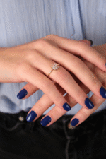 14 Ayar Altın Taşlı Çiçek Yüzük 242