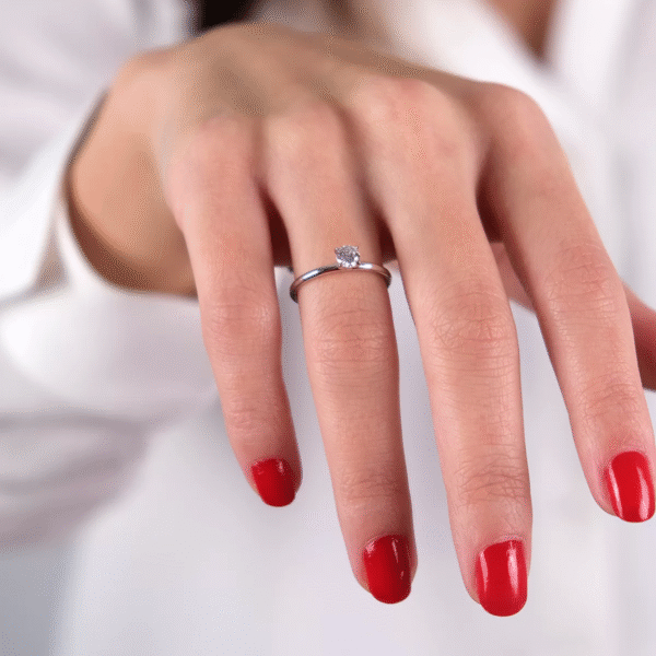 14 Ayar Altın Tektaş Yüzük 168