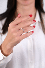 14 Ayar Altın Tektaş Yüzük 168 - Görsel 3