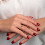 14 Ayar Altın Nazar Boncuklu Yüzük 110