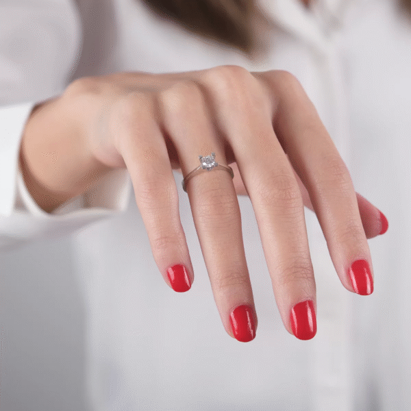 14 Ayar Altın Tektaş Yüzük 37